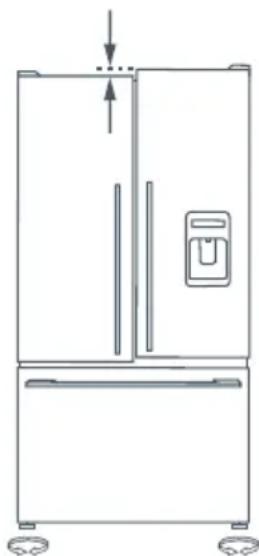 Fisher & Paykel Active Smart E522BLXU - Nivelación de la puerta del refrigerador (Modelo RF201A únicamente) - 2