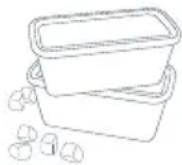 Fisher & Paykel Active Smart E522BLXU - Aliments congelés - 1