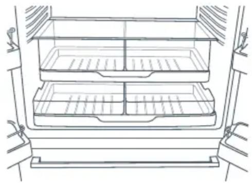 Fisher & Paykel Active Smart E522BLXU - Cajón delgado para almacenar (donde esté habilitado) - 1