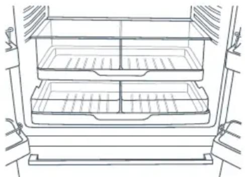 Fisher & Paykel Active Smart E522BLXU - Slim storage drawer (where fitted) - 1
