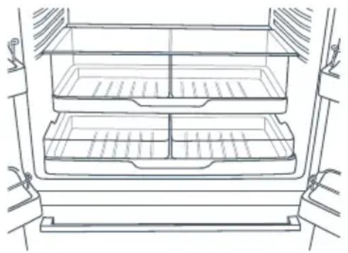 Fisher & Paykel Active Smart E522BLXU - Tiroir de rangement mince (le cas échéant) - 1
