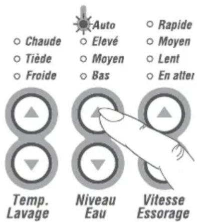 Fisher & Paykel EcoSmart WA42T26GW1 - Sélection manuelle du niveau d'eau - 1