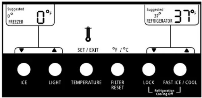 WHIRLPOOL GC3SHAXVA - Adjusting the Controls - 1
