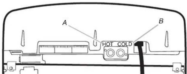 WHIRLPOOL WTW6600SB - Conecte las mangueras de entrada a la lavadora - 1