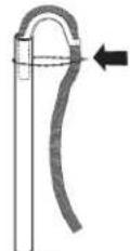 WHIRLPOOL WTW6600SB - Secure the Drain Hose - 3