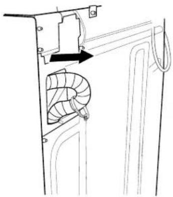WHIRLPOOL WTW6600SB - Raccordement du tuyau de vidange - 1