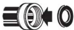 WHIRLPOOL WTW6700TW - Raccordement des tuyaux d'alimentation - 1