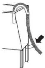 WHIRLPOOL WTW6700TW - Secure the Drain Hose - 2