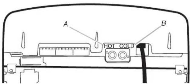 WHIRLPOOL WTW6700TW - Conecte las mangueras de entrada a la lavadora - 1