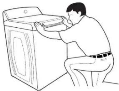 WHIRLPOOL WTW6700TW - Excessive Weight Hazard - 1