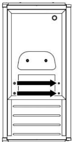 WHIRLPOOL GI15NDXZS - Inversion du sens d'installation de la gâche de porte - 2