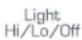 WHIRLPOOL AMV5164BAB - LIGHT HI/LO/OFF (LUZ ALTA/BAJA/APAGADA) - 1