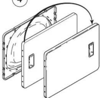 WHIRLPOOL NDE5805AYW - Suivre ces étapes pour inverser le sens d'ouverture de la porte : - 2