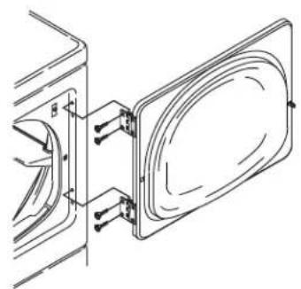 WHIRLPOOL NDE5805AYW - Siga estos pasos para invertir la puerta: - 1