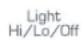 WHIRLPOOL AMV5206BAW - LIGHT HI/LO/OFF (LUZ ALTA/BAJA/APAGADA) - 1