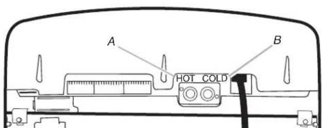 WHIRLPOOL WTW6400SW - Conecte las mangueras de entrada a la lavadora - 1