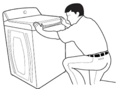 WHIRLPOOL WTW6400SW - Réglage de l'aplomb de la laveuse - 1