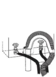 WHIRLPOOL WTW6400SW - Standpipe drain system—wall or floor (views A & B) - 1