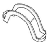 WHIRLPOOL WTW6400SW - Parts supplied: - 1