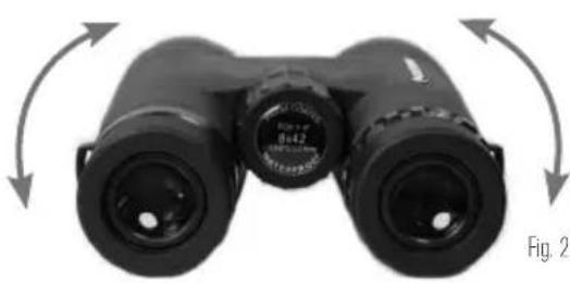 CELESTRON Nature DX - RéGLAGE DE L'ÉCART INTERPUPILLAIRE - 1