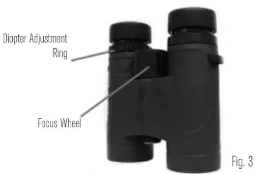 CELESTRON Nature DX - SETTING THE DIOPTER / FOCUSING - 1