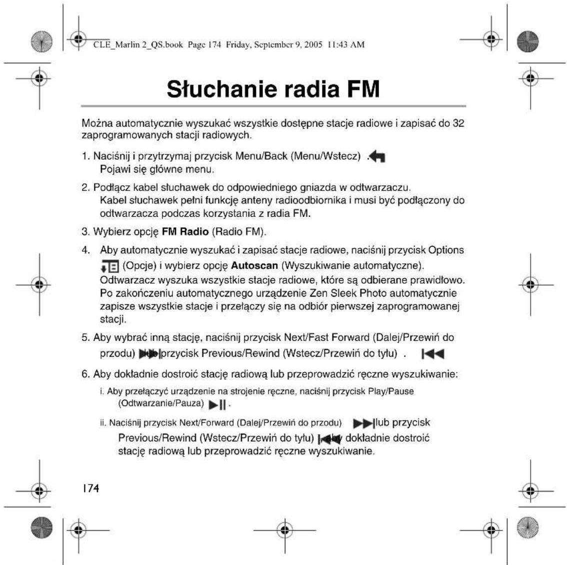 CREATIVE ZEN Sleek - Bezpečnostní informace - 16
