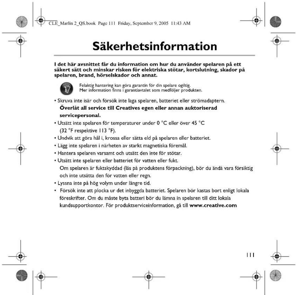 CREATIVE ZEN Sleek - 112