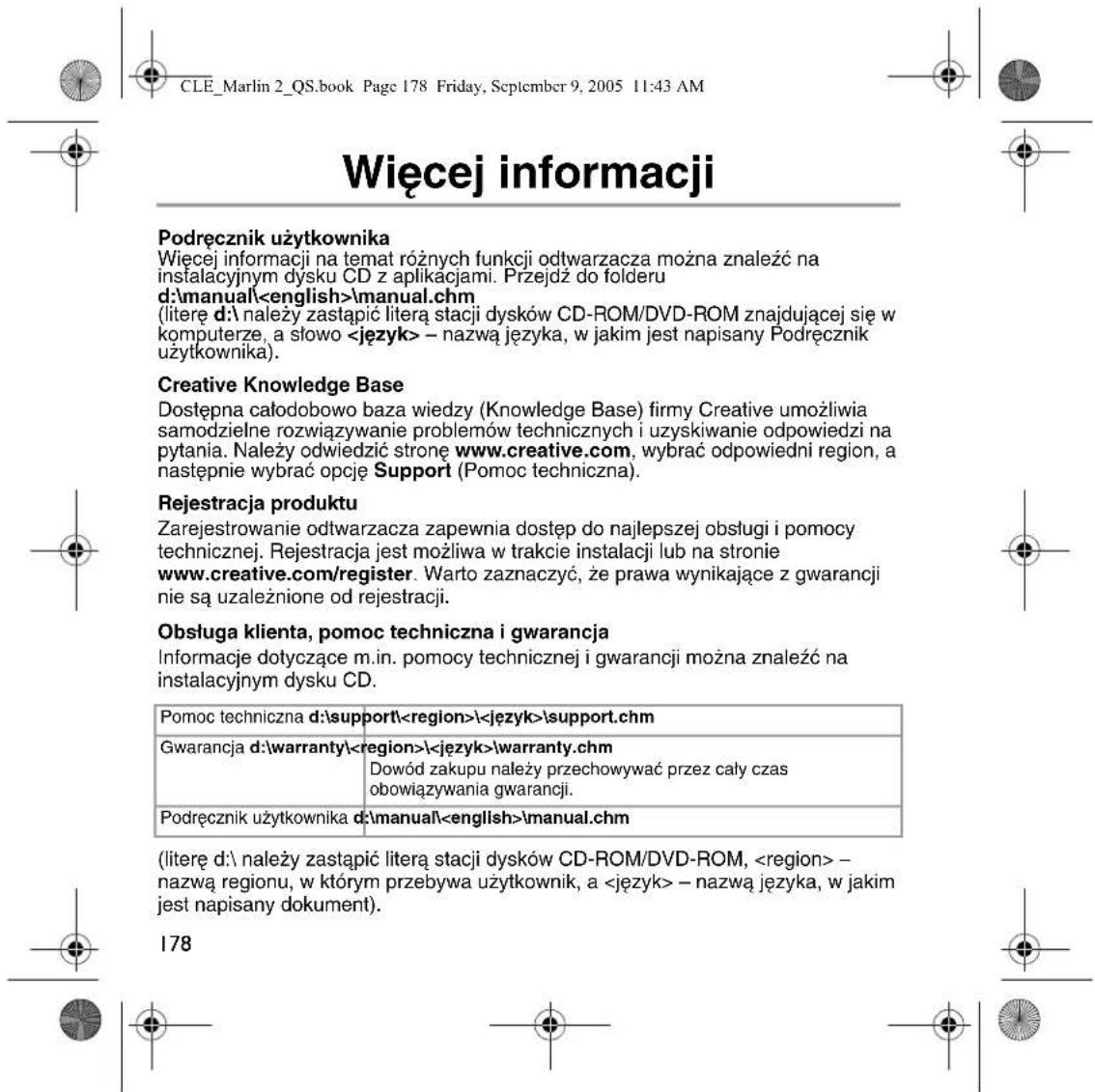 CREATIVE ZEN Sleek - Bezpečnostní informace - 20