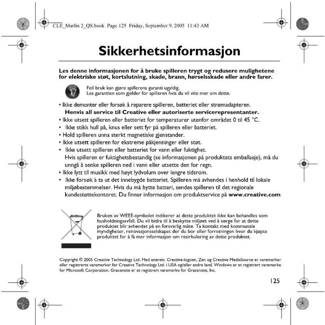 CREATIVE ZEN Sleek - 126