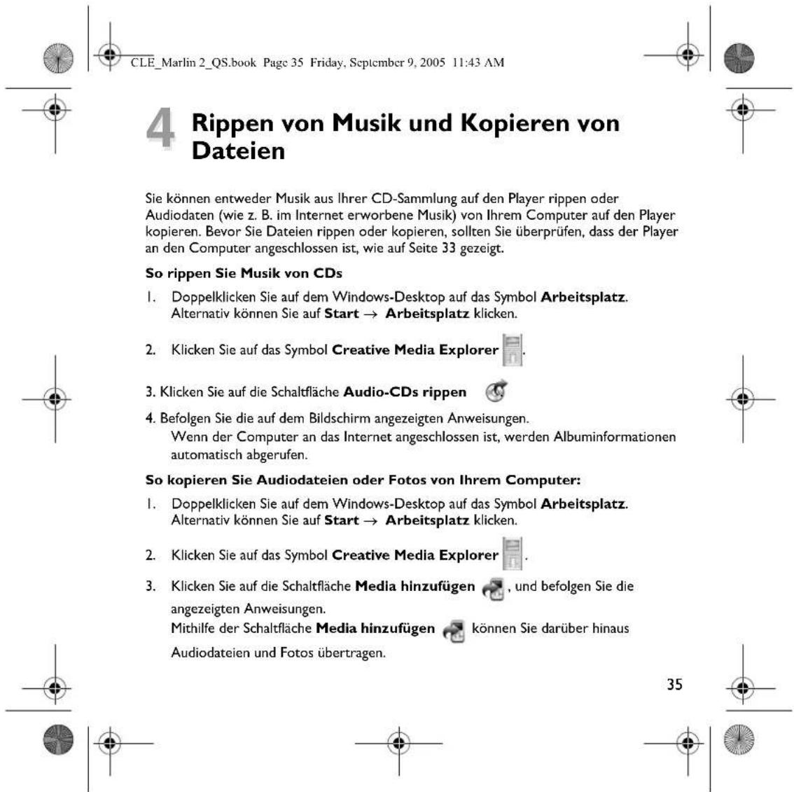 CREATIVE ZEN Sleek - 36