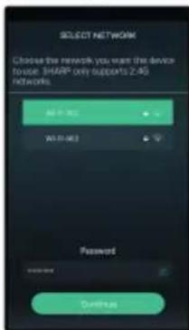 SHARP HTSBW420 - Wi-Fi connection setup via app - 5