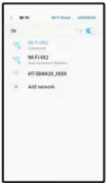 SHARP HTSBW420 - Konfi guracja połączenia Wi-Fi przyżę strone aplikacja - 3