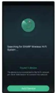 SHARP HTSBW420 - Configuración de la connexion Wi-Fi a工程技术 de la aplicación - 1
