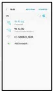 SHARP HTSBW420 - Wi-Fi Verbindungsaufbau über die App - 3
