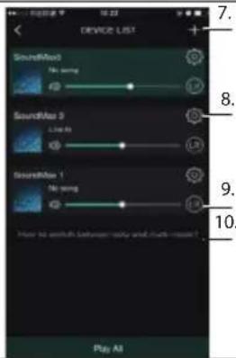 SHARP HTSBW420 - Symbol und Funktionen des Interface - 2