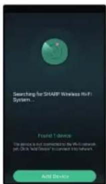 SHARP HTSBW420 - Wi-Fi connection setup via app - 1