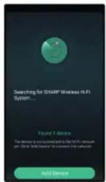SHARP HTSBW420 - Konfi guracja połączenia Wi-Fi przyżę strone aplikacja - 1