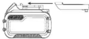 DEWALT DCW210 - FLEXVOLT™-akun kuljetus - 1