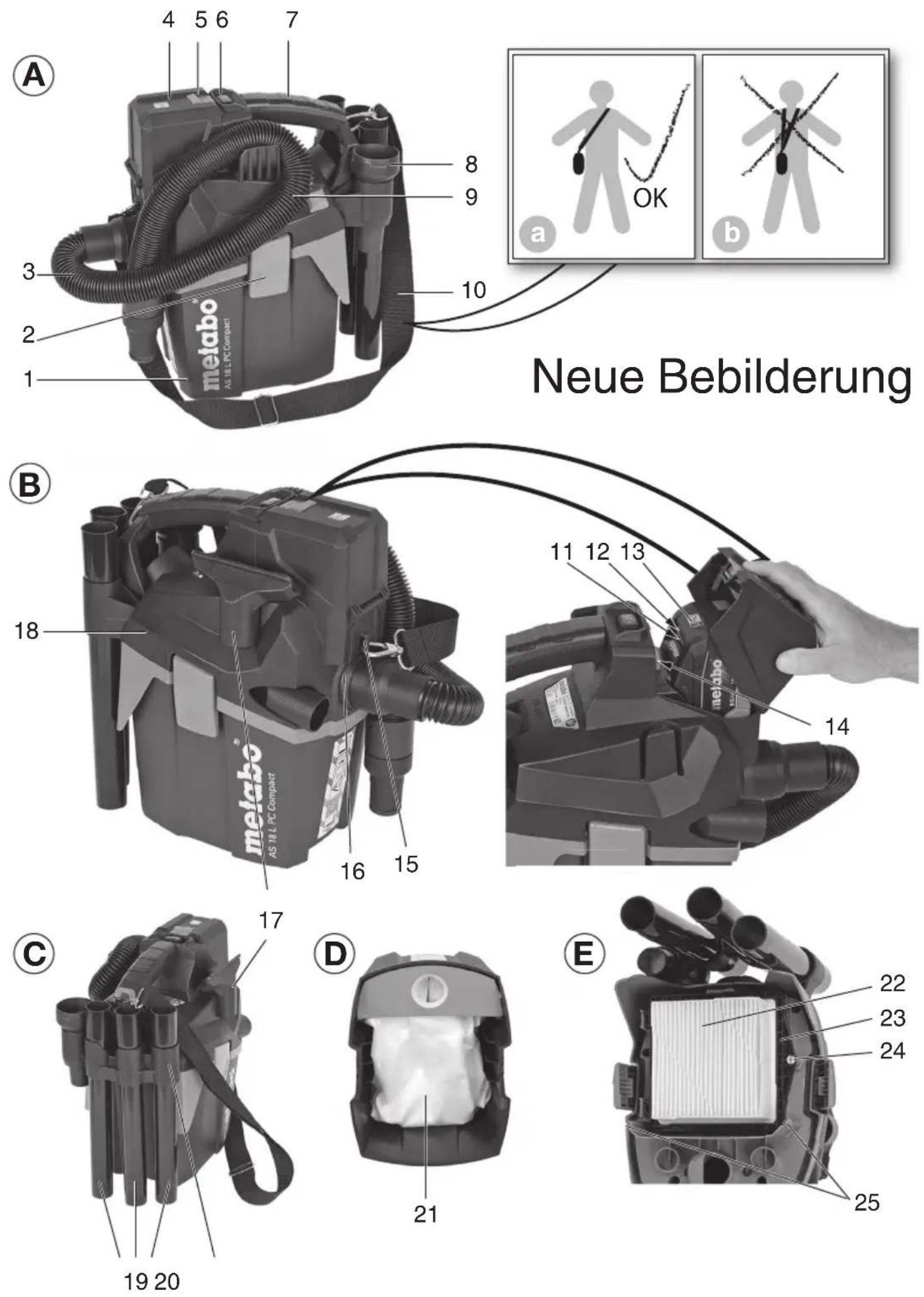 METABO AS 18 HEPA PC Compact - 1