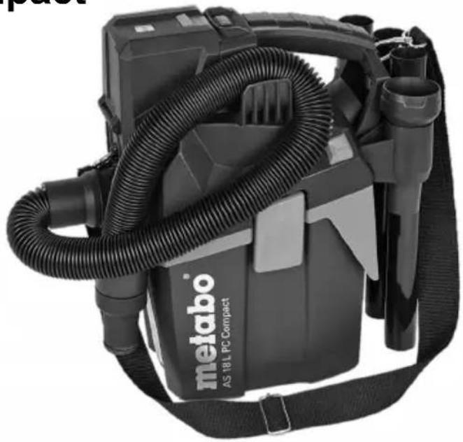 METABO AS 18 HEPA PC Compact - AS 18 L PC Compact AS 18 HEPA PC Compact - 1