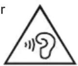 THOMSON MIC201BT - WARNING Gefahr von Gehörschäden - 1