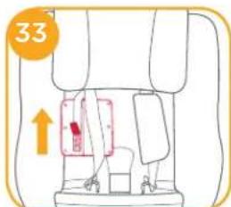 Joie Spin Safe - Rimozione del rivestimento imbottito - 3