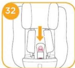 Joie Spin Safe - Rimozione del rivestimento imbottito - 2
