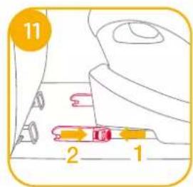 Joie iSpin Safe - De voet verwijdenen - 2