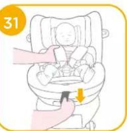 Joie iSpin Safe - Colocare prender acrianca - 9