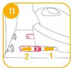 Joie iSpin Safe - Istumisaluse eemaldamine - 2