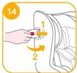 Joie iSpin Safe - Patrz rysunki 8-16 - 2