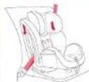 Joie Stages Fx - Pour une installation avec des fixations ISOFIX et une ceinture à 3 points - 2