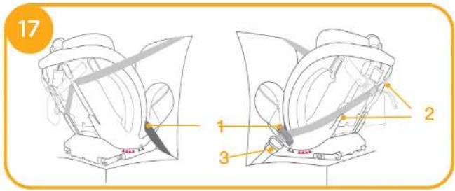 Joie Stages Fx - i. Instalação para Modo virado para trás - 7