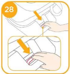 Joie Stages Fx - b. Pour une installation avec un système ISOFIX (fixations ISOFIX et sangle supérieure) - 2